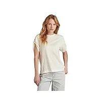 g-star raw top adjustable sleeve loose femme ,beige (antique white d24504-c954-g286), xxs