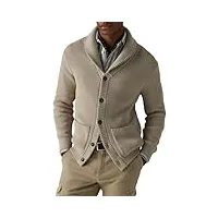 hackett london harper one sweater cardigan homme, beige (plage), xxl