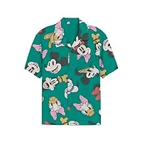disney chemise boutonnée mickey et ses amis pour homme, multicolore, taille s