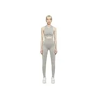 wolford legging gainant pour femme - contrôle du ventre - confortable à porter - longueur capri - idéal pour le yoga, la gym, la course à pied ou une utilisation décontractée, cendre, x-small