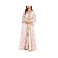 fulbhprint femmes dubaï robe musulmane de luxe ramadan caftan islam kimono robe caftan marocain maxi robes de soirée