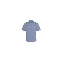 brax style dan c hi-flex check chemise, bleu lagon, xl homme