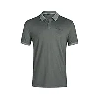 ben sherman men's polo shirt - classic fit 2-button short sleeve shirt - casual stretch birdseye polo for men (s-xl), size large, spruce
