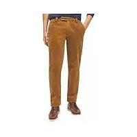 brooks brothers pantalon en velours côtelé extensible pour homme, marron bronze, 28w x 30l