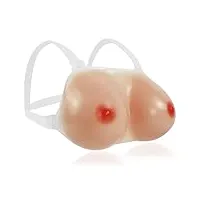 inkiru silicone breast forms, faux seins réaliste silicone mastectomie réaliste prothèses mammaires pour crossdresser transgenres transexuelles femmes seins formes respirant soutien-gorge (fcup)