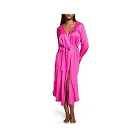 victoria's secret icon satin long robe, lingerie femme (xs-xxl), fuchsia frenzy, x-large-xx-large