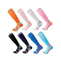 mgwye sports muscle chaussettes football chaussettes jambières chaussettes de pression chaussettes de confort chaussettes de compression (color : d, size : l/xl(40-46))