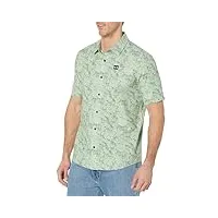 oakley chemise tissée camouflage sable pour homme - chemise tissée camouflage sable, vert, xl