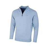 calvin klein bruyère demi-zip pullover homme - bleu/marine - m