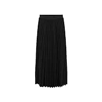 only onlmelisa plisse skirt jrs jupe, noir, xxxl femme
