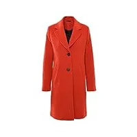 fuchs schmitt manteau court en laine, rouge, 50