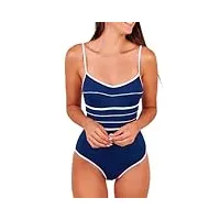 sun playa maillot de bain marine (fr/es, numérique, 42, taille normale, taille normale)