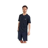 athena homme easy print ensemble de pijama, imprime marine bas marine, xxl eu