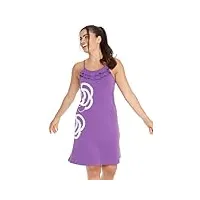 mamatayoe bellis robe, violet, medium femme