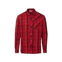 vaude chemise neshan iv pour homme, 652 dark indian red, l