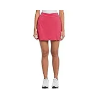 callaway jupe-short de golf opti-dri solid pour femme avec tissu extensible et technologie amincissante truesculpt 43,2 cm, paon rose, taille s