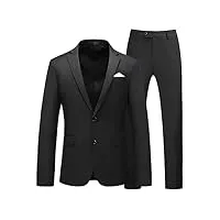 generisch costume 2 pièces pour homme avec veste et pantalon à rayures bleu, noir , xxxxl