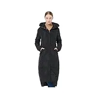 ownwfeat manteau en duvet À capuche pour femme, veste longue chaude d'hiver