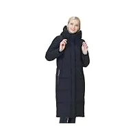 veste longue à capuche pour femme - manteau d'hiver pour femme, g901, xl