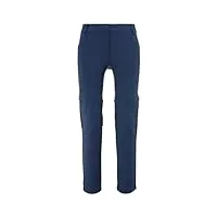 millet - trekker stretch zip off pant iii m - pantalon convertible short femme - respirant - randonnée, trekking, lifestyle - bleu