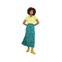 joe browns jupe longue à volants à imprimé papillon abstrait, multicolore, 46 femme