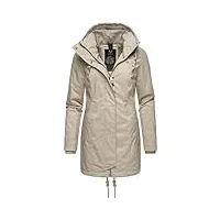 ragwear manteau d'hiver chaud pour femme avec capuche tunned xs à 6xl, os, s