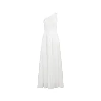 kraimod robe de soirée en polyester de qualité supérieure avec découpe dans le dos d'occasion spéciale, blanc, 42 femme