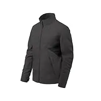 helikon-tex greyman urban line veste pour homme, 5 poches, fermeture éclair, manteaux, vestes de printemps, bomber, gris cendré/noir, xl