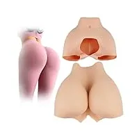 csunny culotte en silicone slip énorme fesses culotte rembourrée artificielle pour façonner les fesses pour les femmes fausses hanches,blanc,hip 3.5cm