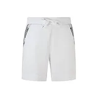 moschino short bermuda pour homme de la marque, modèle 241v1a6818, fabriqué en coton., blanc, m