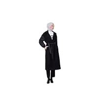 armİne manteau à manches bomber mode hijab moderne et élégante | noir - 38
