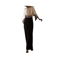 sandro ferrone combinaison jumpsuit/salopette femme s23xbdberyll synthétique multicolore - 40, multicolore, 36