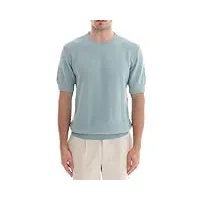 circolo 1901 mod. cn4418 t-shirt paricol point perforé homme bleu, bleu ciel, large