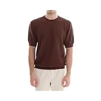 circolo 1901 mod. cn4418 t-shirt paricol point perforé homme beige, marron, medium