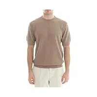 circolo 1901 mod. cn4418 t-shirt paricol point perforé homme beige, beige, xl