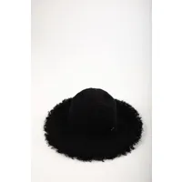 chapeau femme en chanvre noir elif marianela