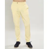 hackett london - pantalon chino milleraie jaune clair