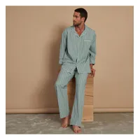 pyjama popeline de coton manches longues, essentiel