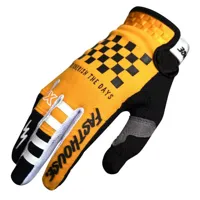 fasthouse speed style brute amber long gloves jaune m homme