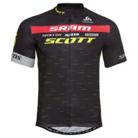 odlo scott sram racing replica short sleeve jersey noir s homme