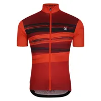 dare2b aep pedal short sleeve jersey orange m homme