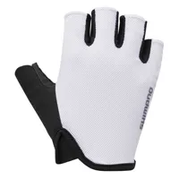shimano airway short gloves blanc s femme