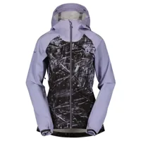 scott trail storm wp jacket violet l femme