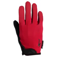 specialized bg sport gel long gloves rouge xs femme