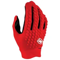 100percent geomatic long gloves rouge s homme