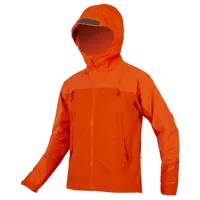 endura mt500 ii hoodie rain jacket orange 2xl homme