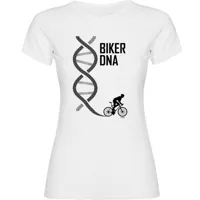 kruskis biker dna short sleeve t-shirt blanc s femme