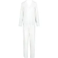 bluebella tarcon pyjama long en viscose écologique blanc