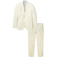 costume 2 pièces en lin majoritaire : veste de costume et pantalon