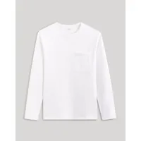 t-shirt col rond 100% coton - blanc
